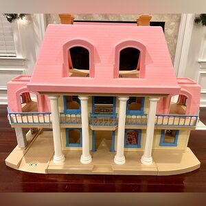 Vintage Little Tikes Grand Mansion Dollhouse RARE 90s 80s 1989